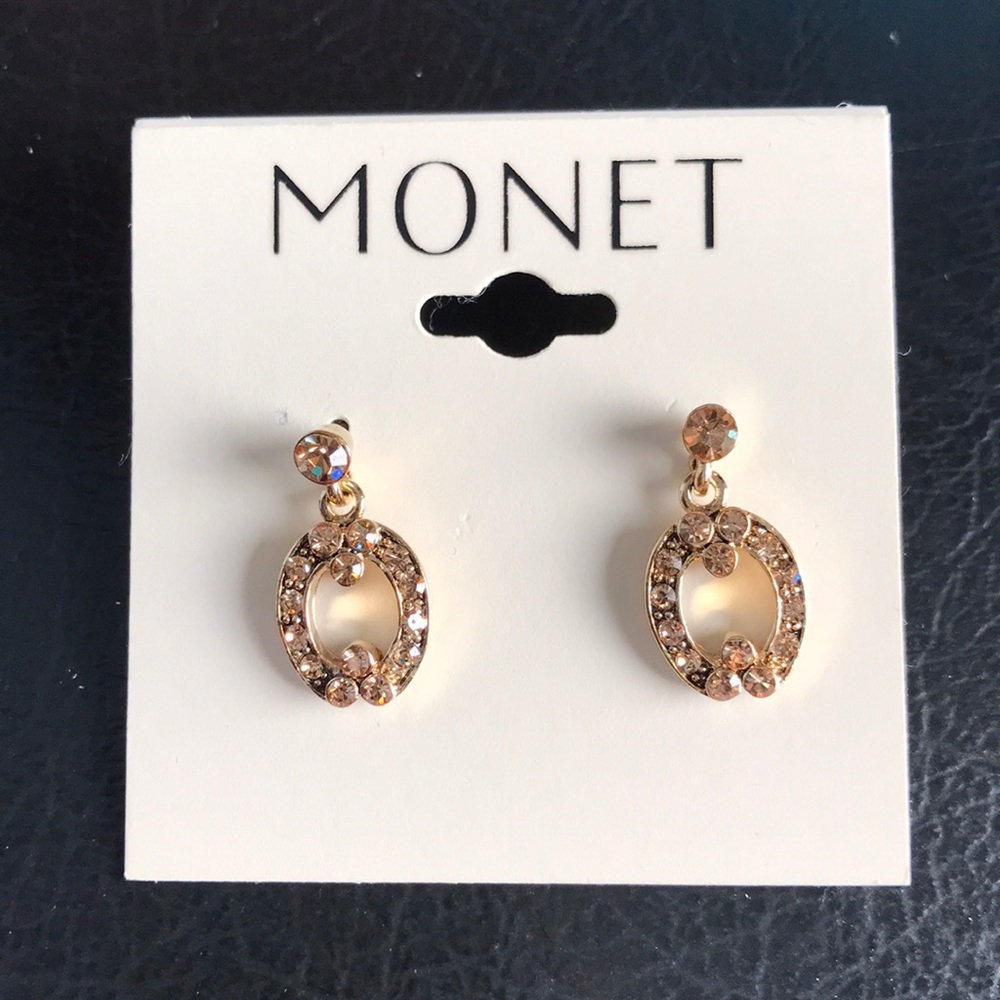 Monet Topaz Dangle Earring